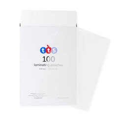 TTS Matt Laminating Pouches 150 micron 100pk A4  hi-res